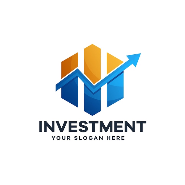 Vektor logo-vorlage für unternehmensinvestitionen