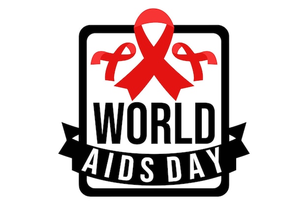 Vektor logo welt-aids-tag 103