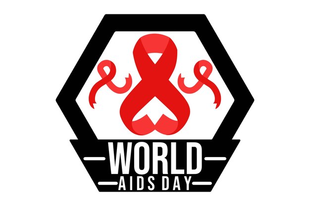 Vektor logo welt-aids-tag 109