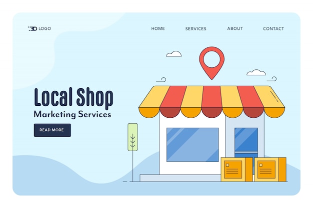 Lokales Shop-Konzept