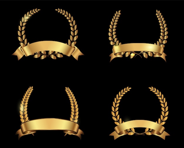Lorbeerkränze mit Goldpreis
