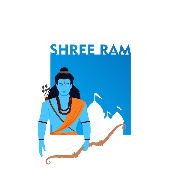 Vektor lord ram navami minimaler vektor