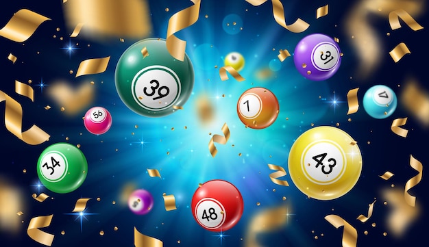 Lotteriekugeln 3d bingo, lotto oder keno glücksspiele