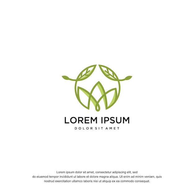 Lotus logo design tempel