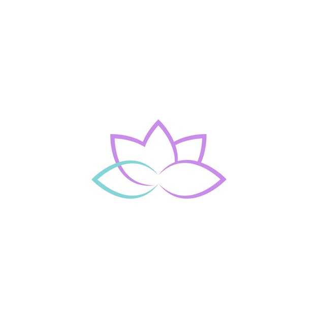 Vektor lotus-symbol-logo-design