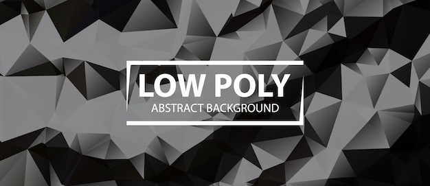 Low-Poly-abstrakten Hintergrund