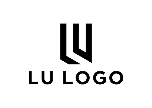 Vektor lu-logo-design-vektorillustration