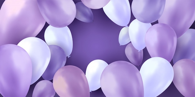 Luftballons Party Hintergrund