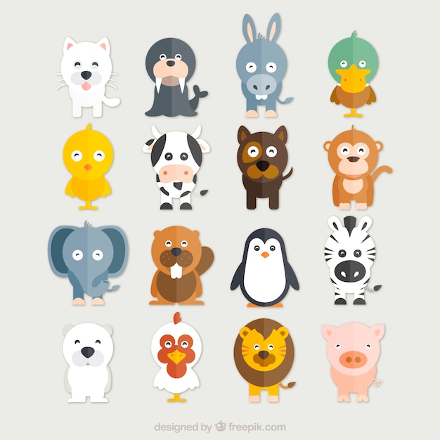 Lustige Tiere Kollektion