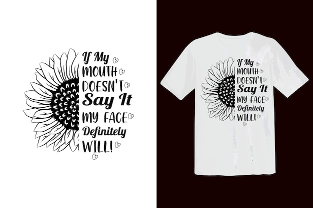 Lustiges typografie-svg-t-shirt-design.