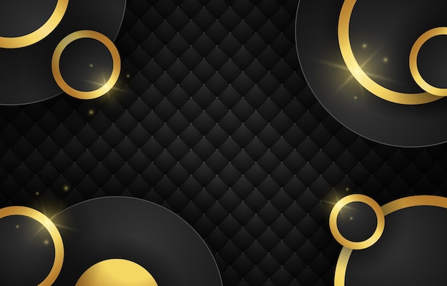 Luxuriöser Hintergrund aus schwarzem Gold