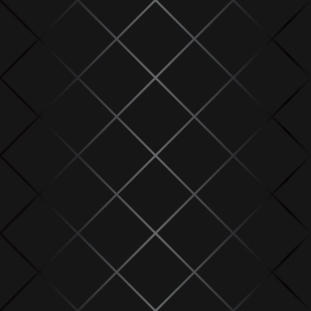 Luxuriöser schwarzer Metallverlaufshintergrund mit geometrischem nahtlosem Muster