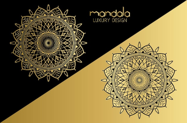 Luxuriöses dekoratives mandala-design, luxuriöses mandala-design