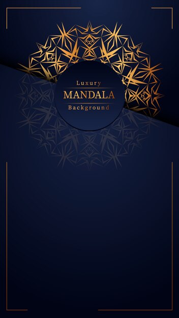 Luxuriöses dekoratives mandala-design