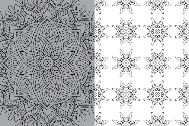 Luxuriöses dekoratives mandala-design