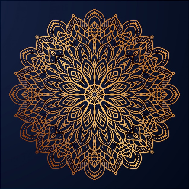 Luxuriöses dekoratives mandala-design