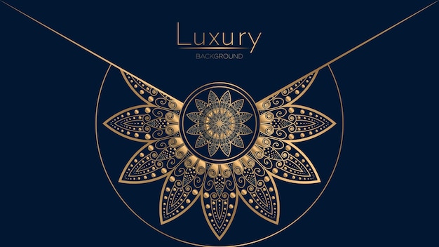 Luxuriöses islamisches Ornament-Vorlagen-Hintergrunddesign