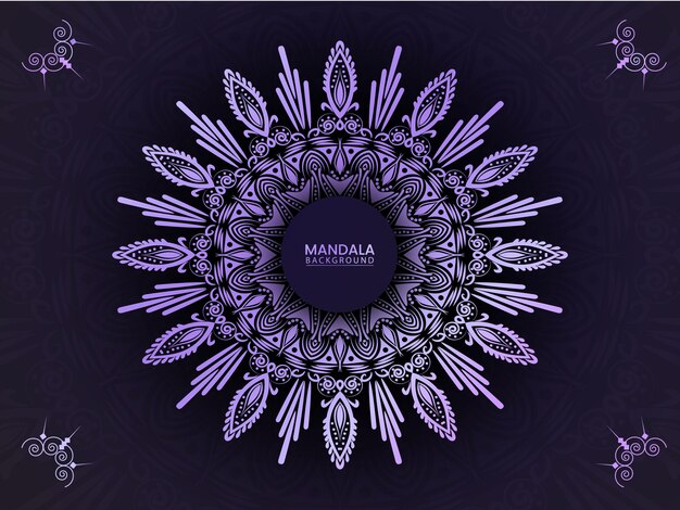 Vektor luxuriöses mandala-design