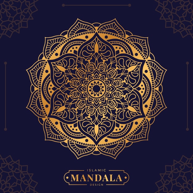 Luxuriöses mandala-zierdesign