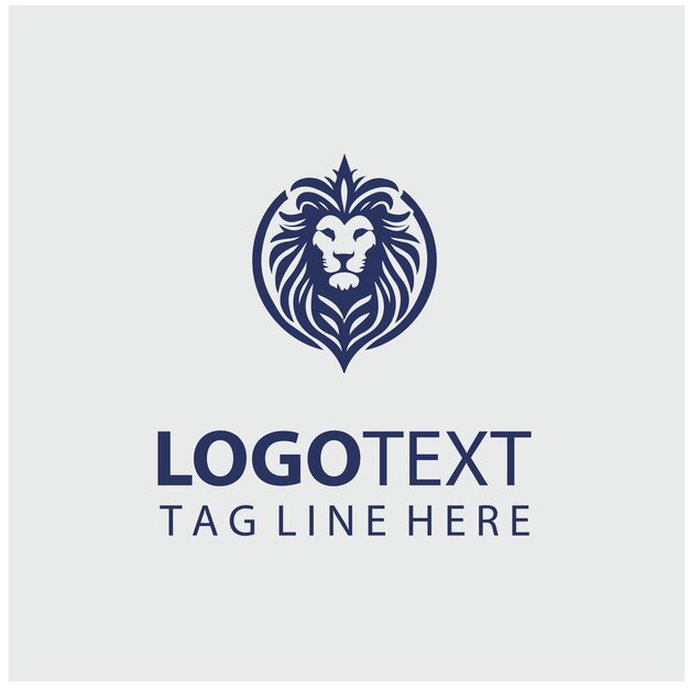 Luxury LionLogo-Vektorillustrationen
