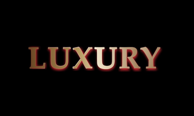 Vektor luxury-textvektor