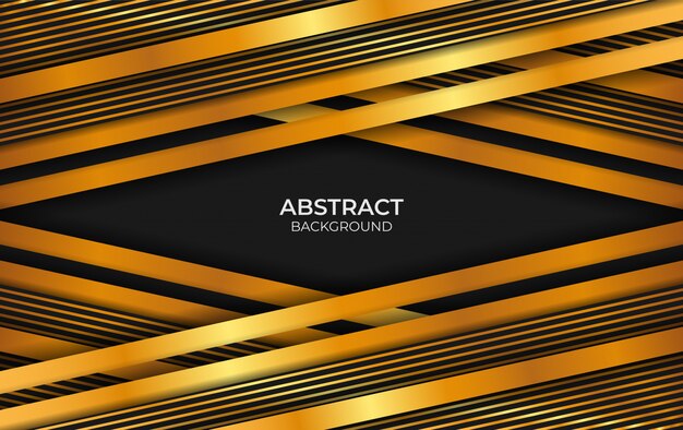 Luxus abstrakter hintergrund schwarz und gold design