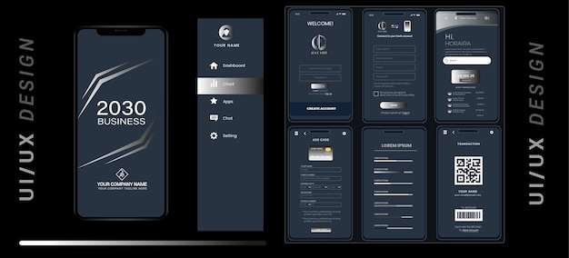 Luxus-App oder uiux-Design