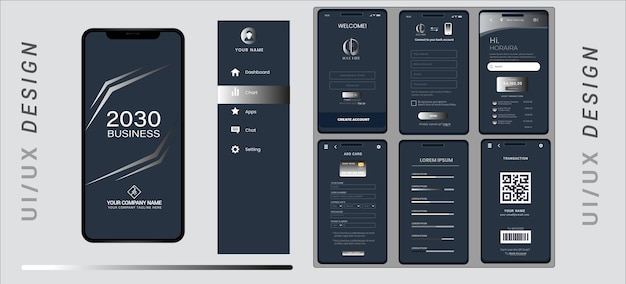 Luxus-App oder uiux-Design