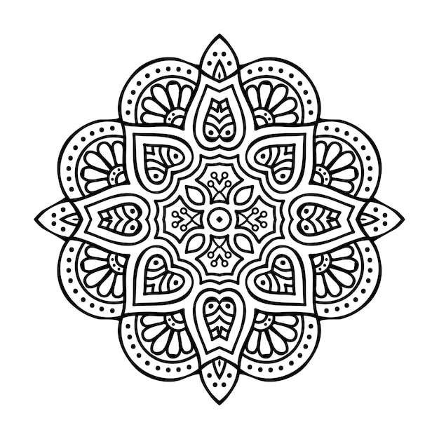 Luxus dekorative mandala illustration