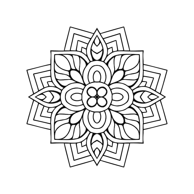 Luxus dekorative Mandala Illustration