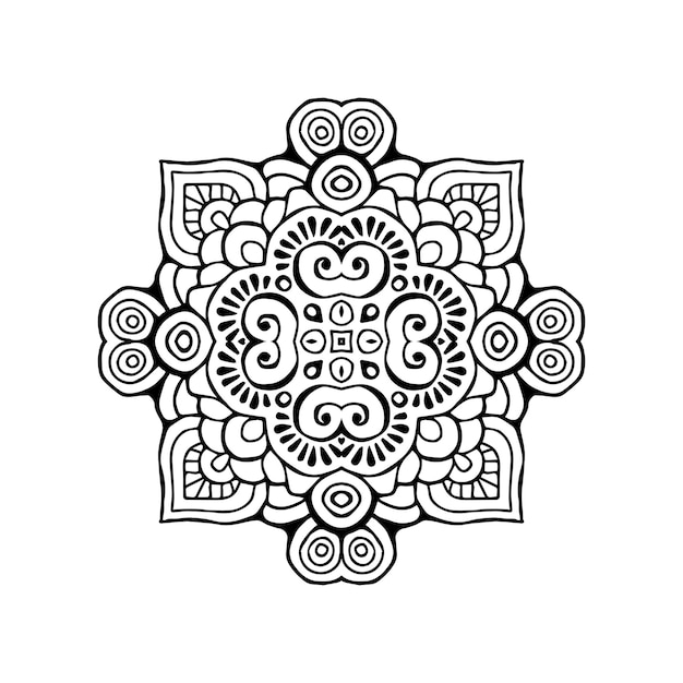 Luxus dekorative mandala illustration