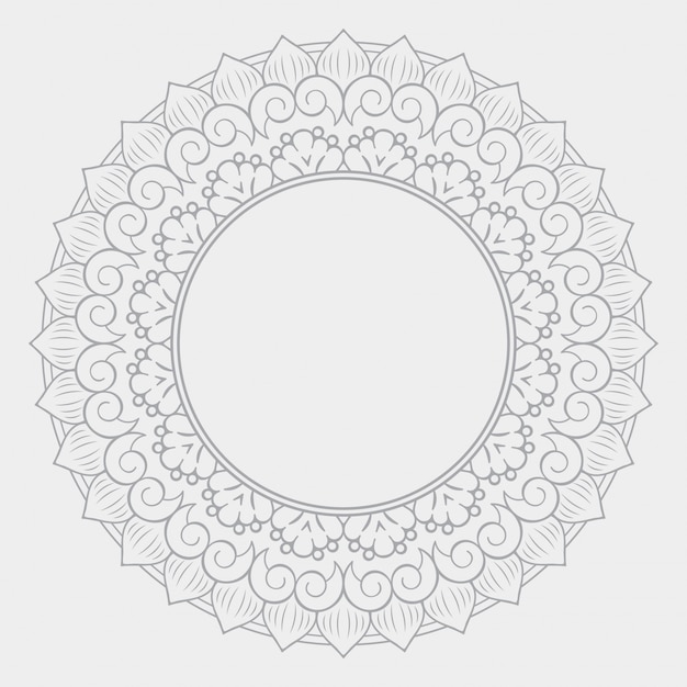 Luxus dekorativer mandala design hintergrund