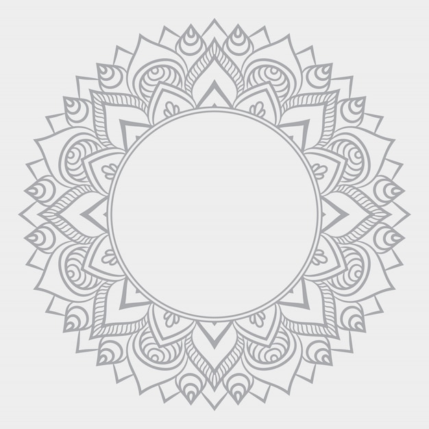Luxus dekorativer Mandala Design Hintergrund