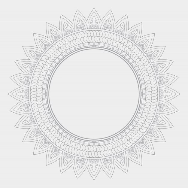 Luxus dekorativer mandala design hintergrund