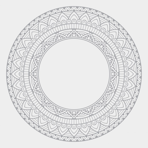 Luxus dekorativer Mandala Design Hintergrund