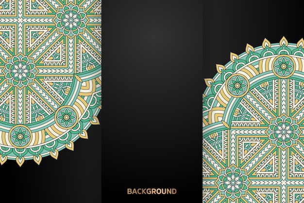 Luxus dekorativer Mandala Design Hintergrund