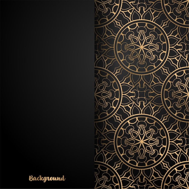 Luxus dekorativer Mandala Design Hintergrund