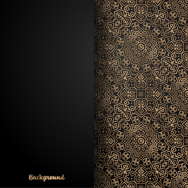 Luxus dekorativer Mandala Design Hintergrund