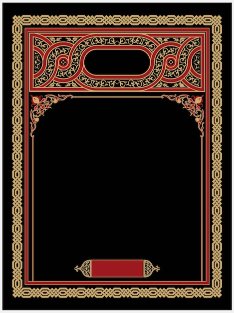 Luxus-Design für arabische Bucheinbände.