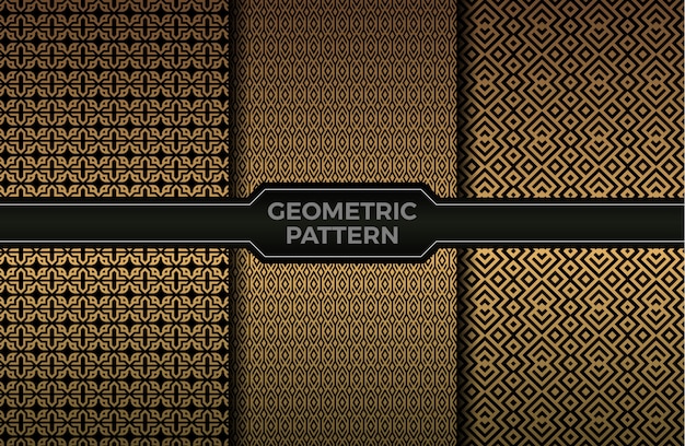 Luxus geometrische mustersammlung