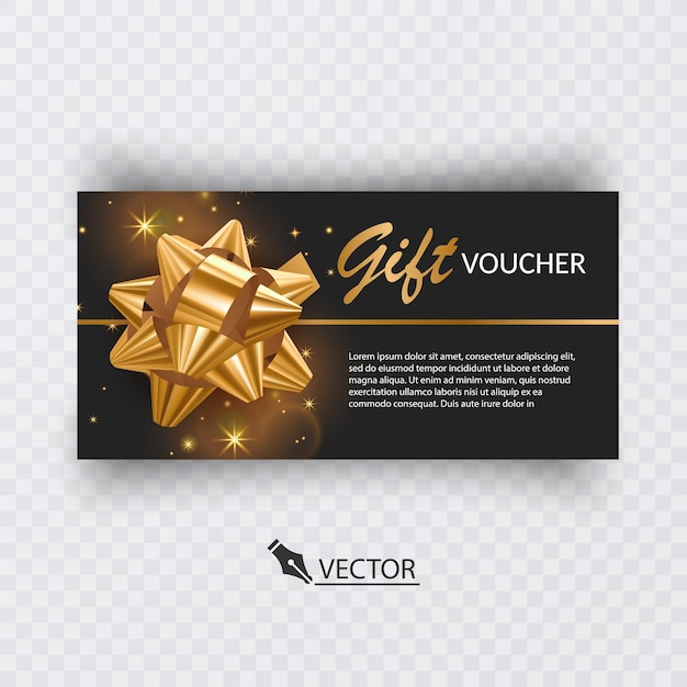 Luxus-Geschenkgutschein-Design