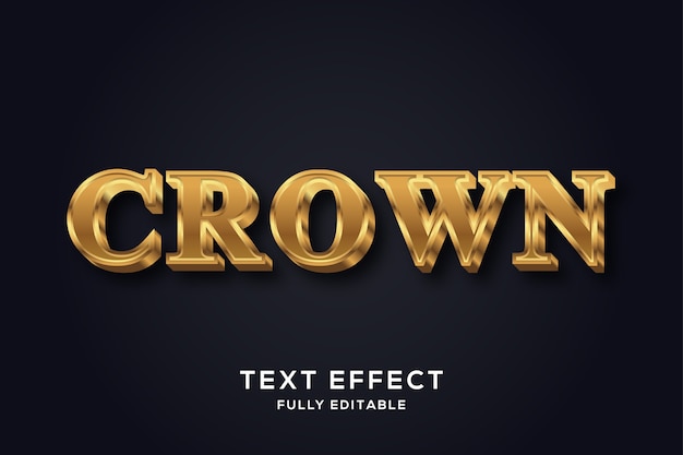 Luxus gold text effekt