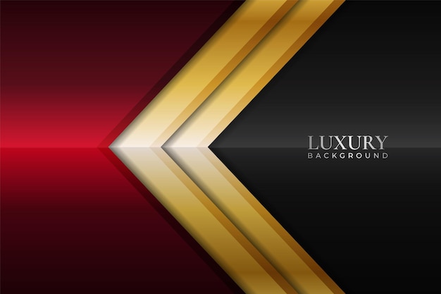 Luxus-hintergrund minimalistischer pfeil kastanienbraun mit elegantem golden