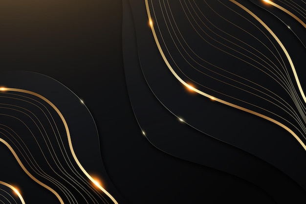 Luxus-Hintergrund mit goldenen Linien