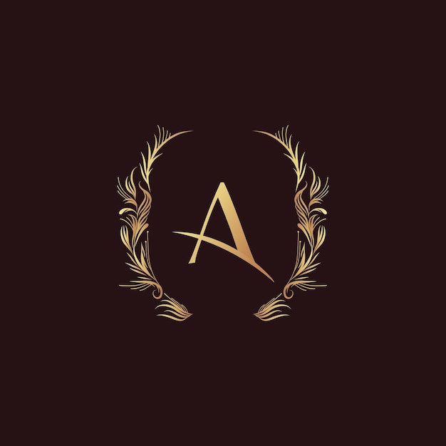 Luxus-Logo-Vorlage, Design von Luxusproduktetiketten.