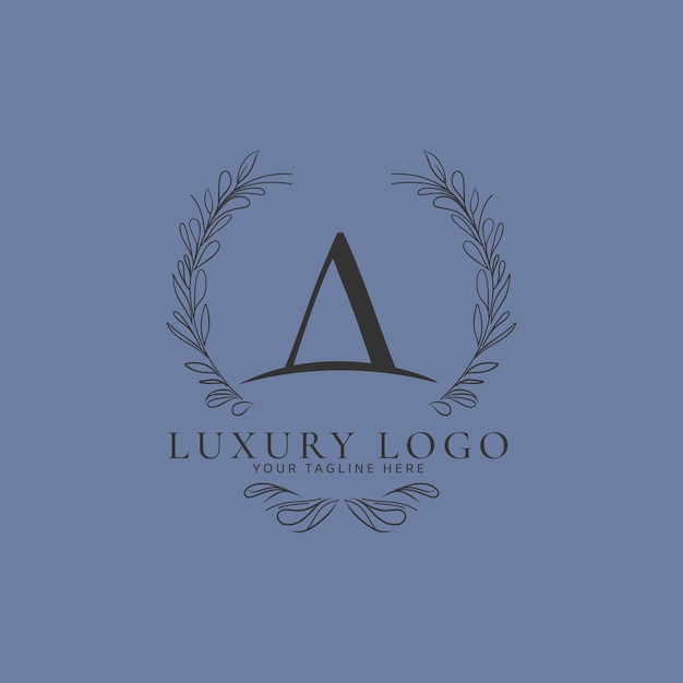 Luxus-Logo-Vorlage, Design von Luxusproduktetiketten.