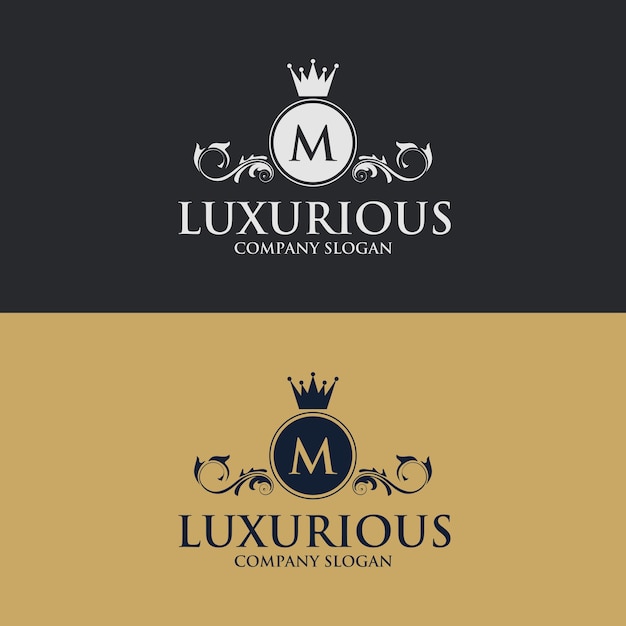 Luxus logo vorlage.