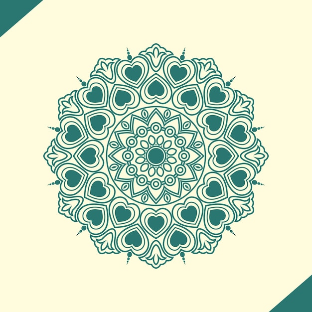 Luxus-mandala gradient goldene farbe vector premium