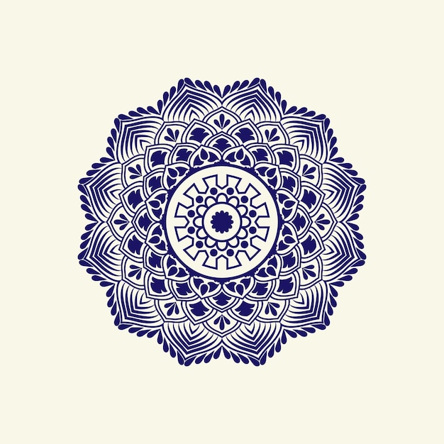 Luxus-mandala gradient goldene farbe vector premium