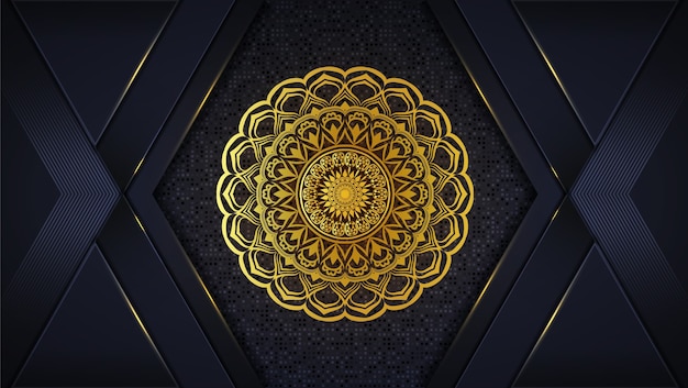 Luxus mandala hintergrund design